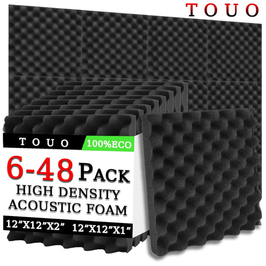 Transform Your Space with TOUO High-Density Decorative Wall Panels – Acoustic Foam for Superior Soundproofing