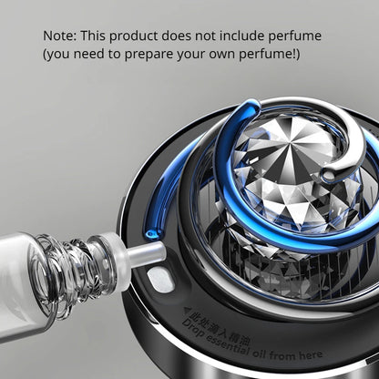 Car Air Freshener Creative Solar Rotation Perfume Diffuser – Lasting Fragrance & Stylish Interior Design Accent | Home Accessories On Sale!