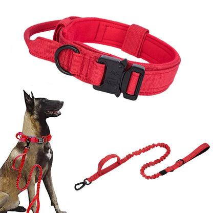 Durable Tactical Dog Collar & Leash Set – Built for Strength, Comfort & Full Control