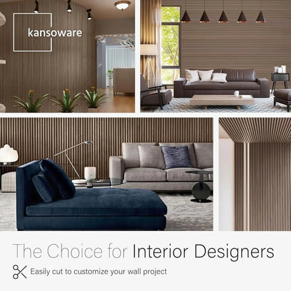 Decorative Acoustic Wood Wall Panels - Stylish Noise-Reducing Solution for Modern Interiors