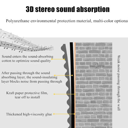 Decorative Acoustic Wall Panels - High-Density Sound Insulation for Studios, Offices & Homes