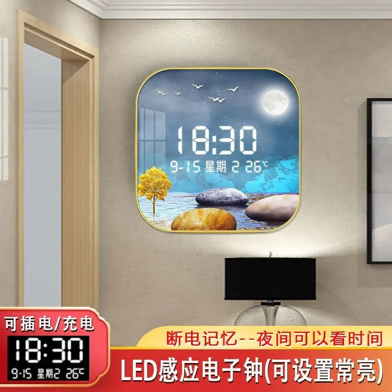 Stylish Digital Wall Clock – The Perfect Blend of Functionality & Elegance for Your Home