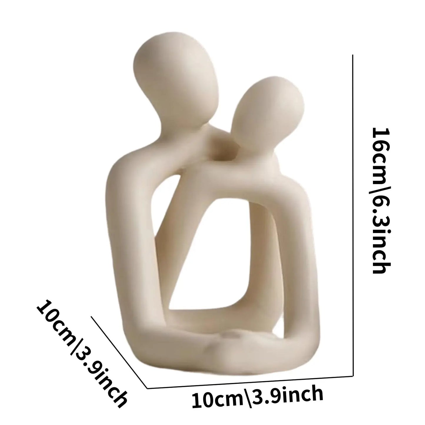 Heartwarming Loving Couple Resin Statue: A Timeless Home Accessory for Modern Interior Design Accents