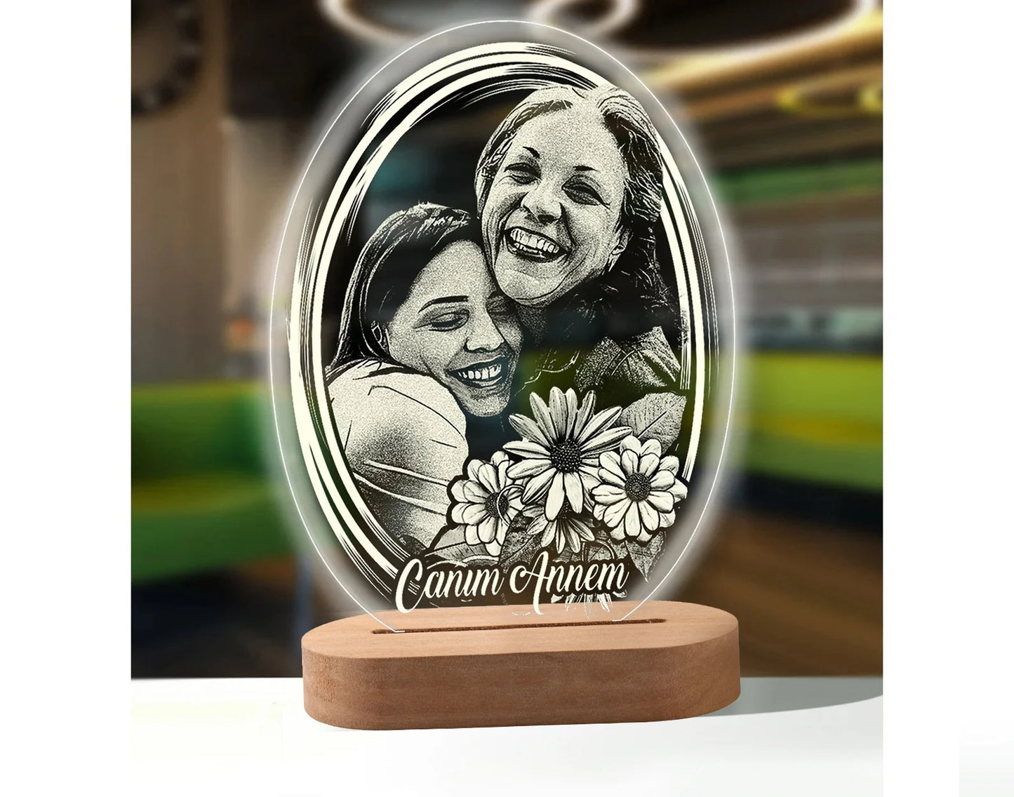 Custom 3D Photo Lamp: A Personalized Home Accessory for Unique Gifts and Interior Design Accents