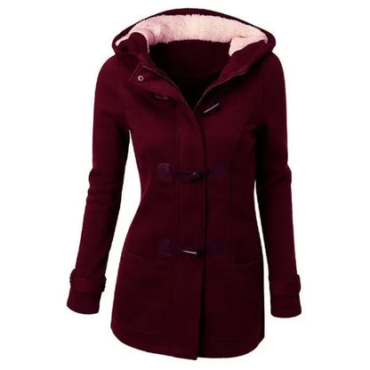 Wish Amazon New Hooded Classic Cotton Jacket Zipper Women's Top Coat Stylish Fashion Parkas In Various Colors