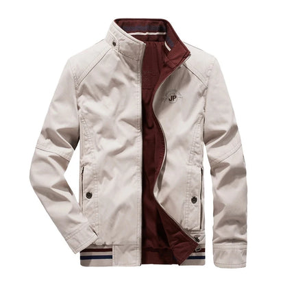 DIMUSI Autumn Men's Double-sided Military Jacket Casual Man Cotton Business Coats Fashion Men Multi-pocket Jackets Clothing 8XL