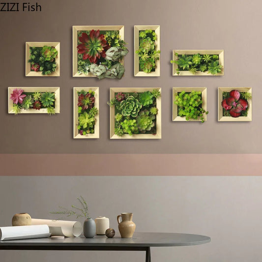 Wall-Mounted Artificial Flower Ornaments | Aesthetic Floral Wall Decor for Living Rooms