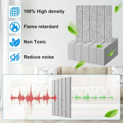 Decorative Self-Adhesive Acoustic Wall Panels - Perfect Sound Control & Stylish Design