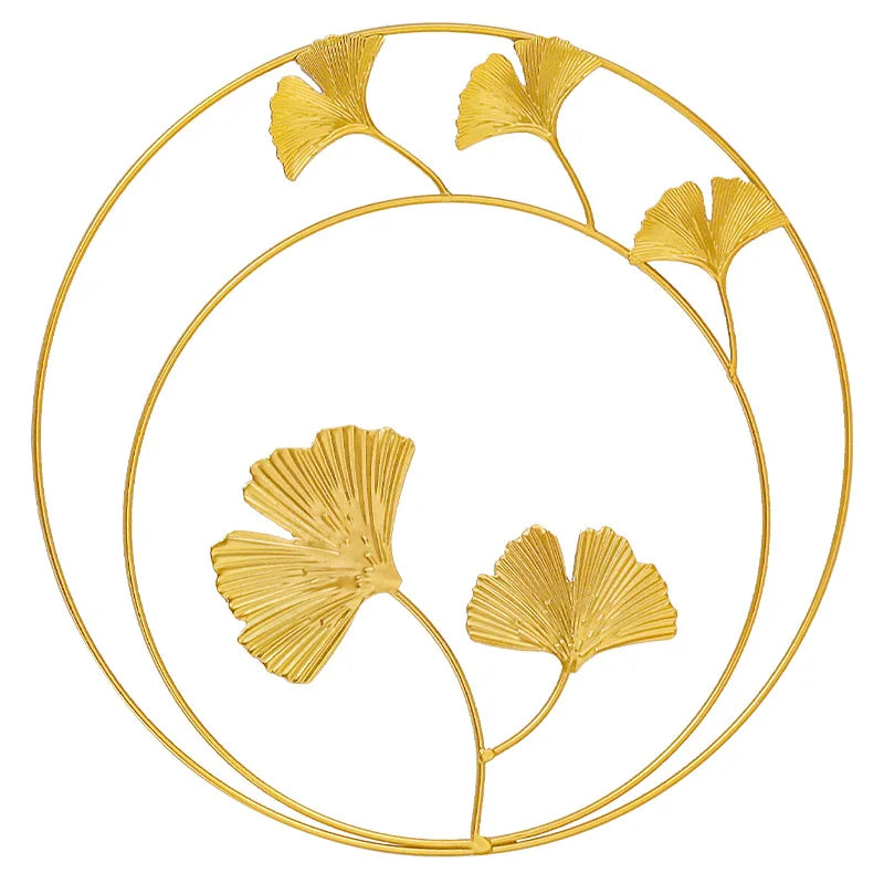 Nordic Style Metal Wall Art – Transform Your Space with Elegant Leaf Wall Hangings