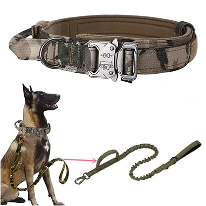 Durable Tactical Dog Collar & Leash Set – Built for Strength, Comfort & Full Control