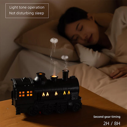 Retro Train Ultrasonic Air Humidifier: A Unique Home Accessory for Aromatherapy and Interior Design Accents