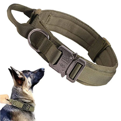 Durable Tactical Dog Collar & Leash Set – Built for Strength, Comfort & Full Control