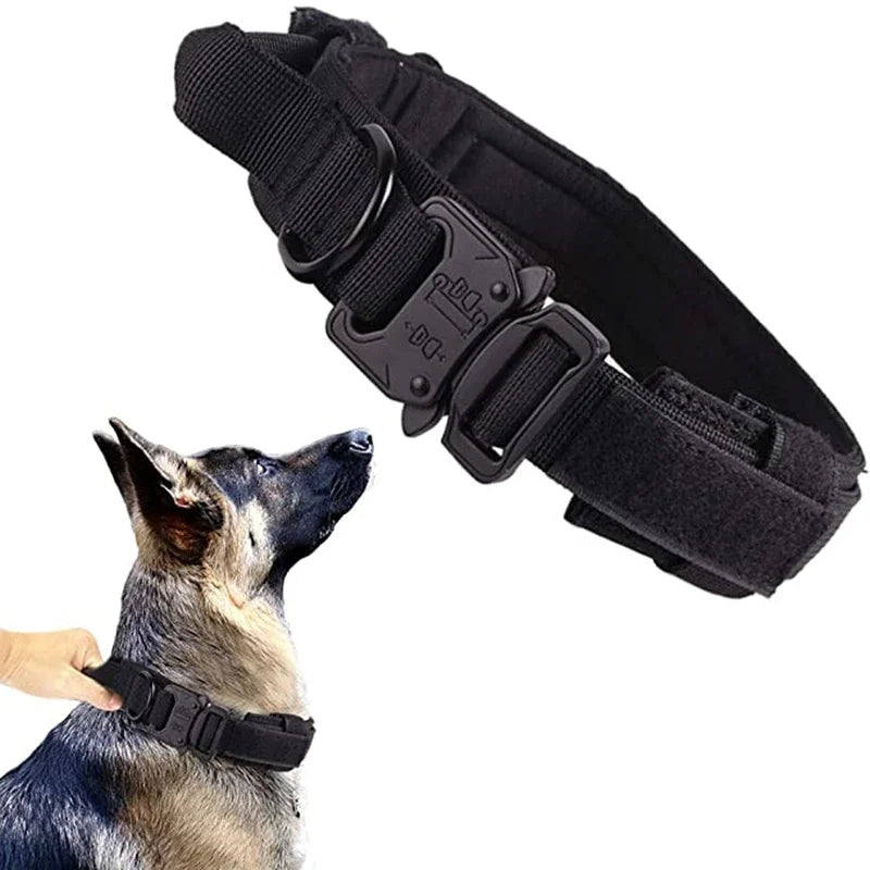 Durable Tactical Dog Collar & Leash Set – Built for Strength, Comfort & Full Control