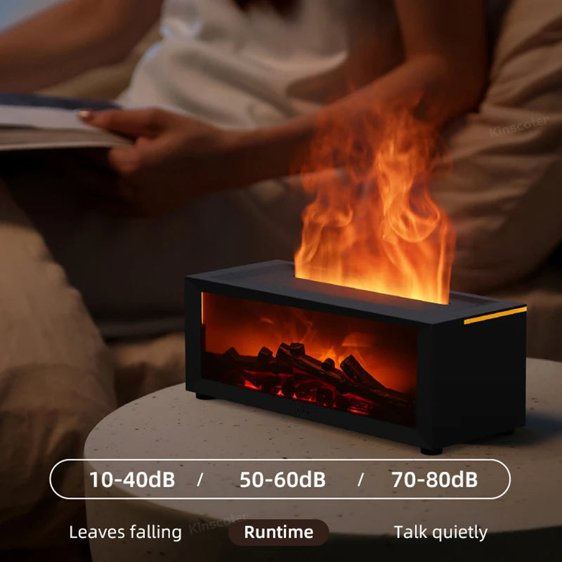 Colorful Flame Fireplace Aroma Diffuser: Perfect Home Accessories for Relaxation and Interior Design Accents