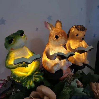 Solar Animal Lights – Waterproof Rabbit & Hedgehog LED Landscape Light for Outdoor Garden Charm