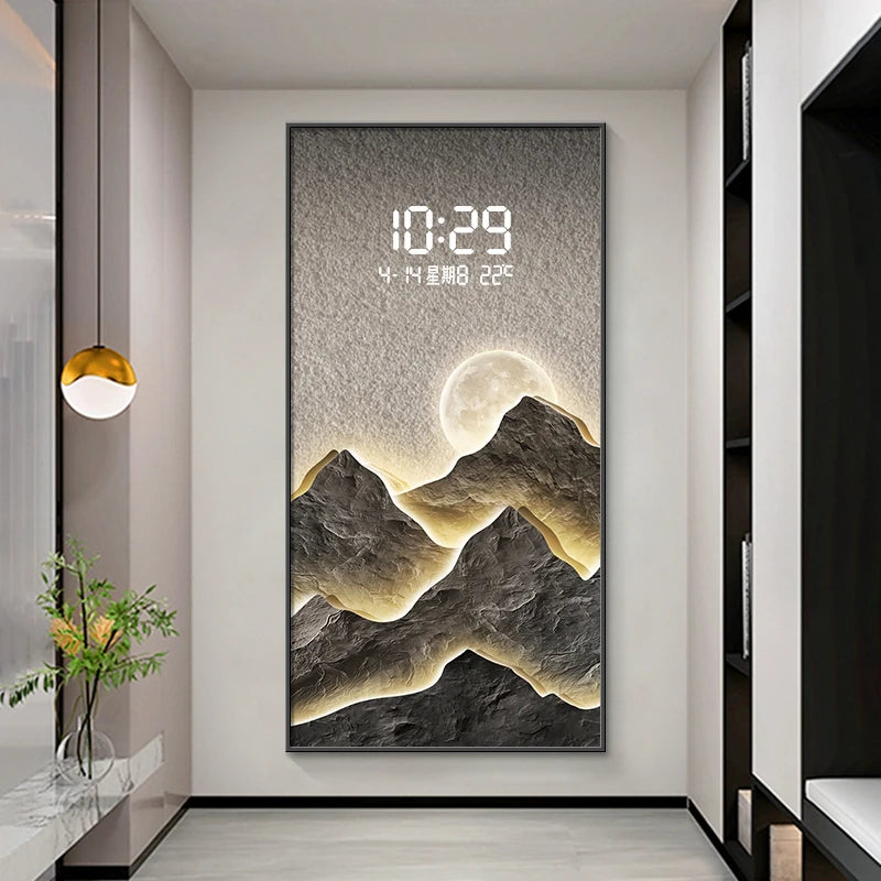 Modern LED Digital Wall Clock – Elevate Your Living Space with Style & Functionality