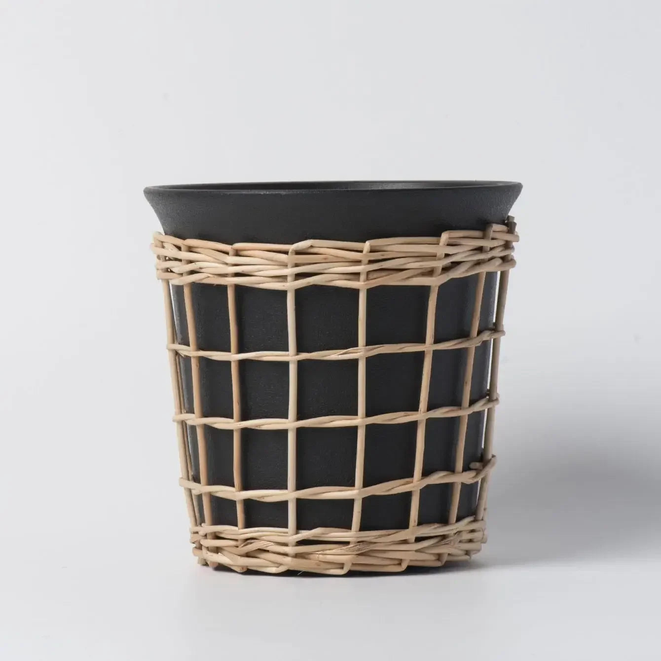 Transform Your Space with Unique Home Décor: Handmade Imitation Rattan Flower Pots