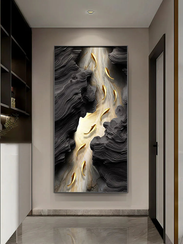 Elegant Modern Wall Decoration LED Mural Lamp – Transform Your Home with Stylish Multi-Panel Wall Art