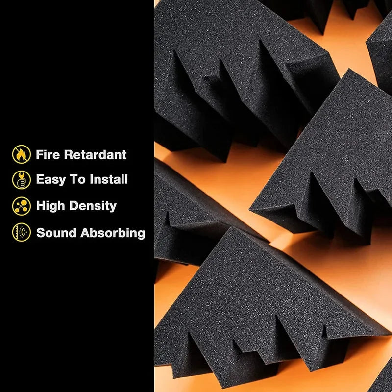 Decorative Acoustic Wall Panels - High-Density Bass Traps & Corner Cubes for Superior Soundproofing