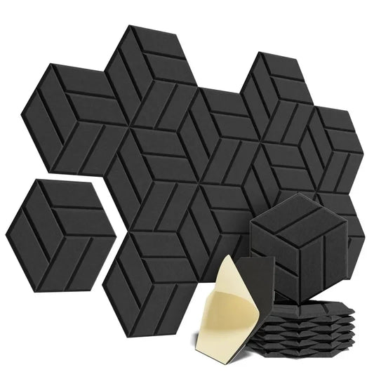 Self-Adhesive Decorative Acoustic Wall Panels – Stylish Noise Control for Home & Studio