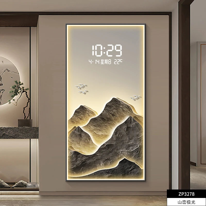 Modern LED Digital Wall Clock – Elevate Your Living Space with Style & Functionality