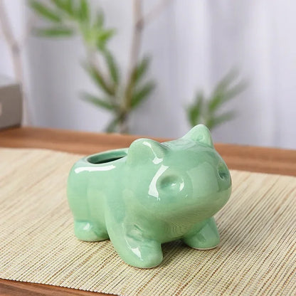 Creative Ceramic Mini Succulent Planter - Unique Home Decor for Indoor and Outdoor Spaces