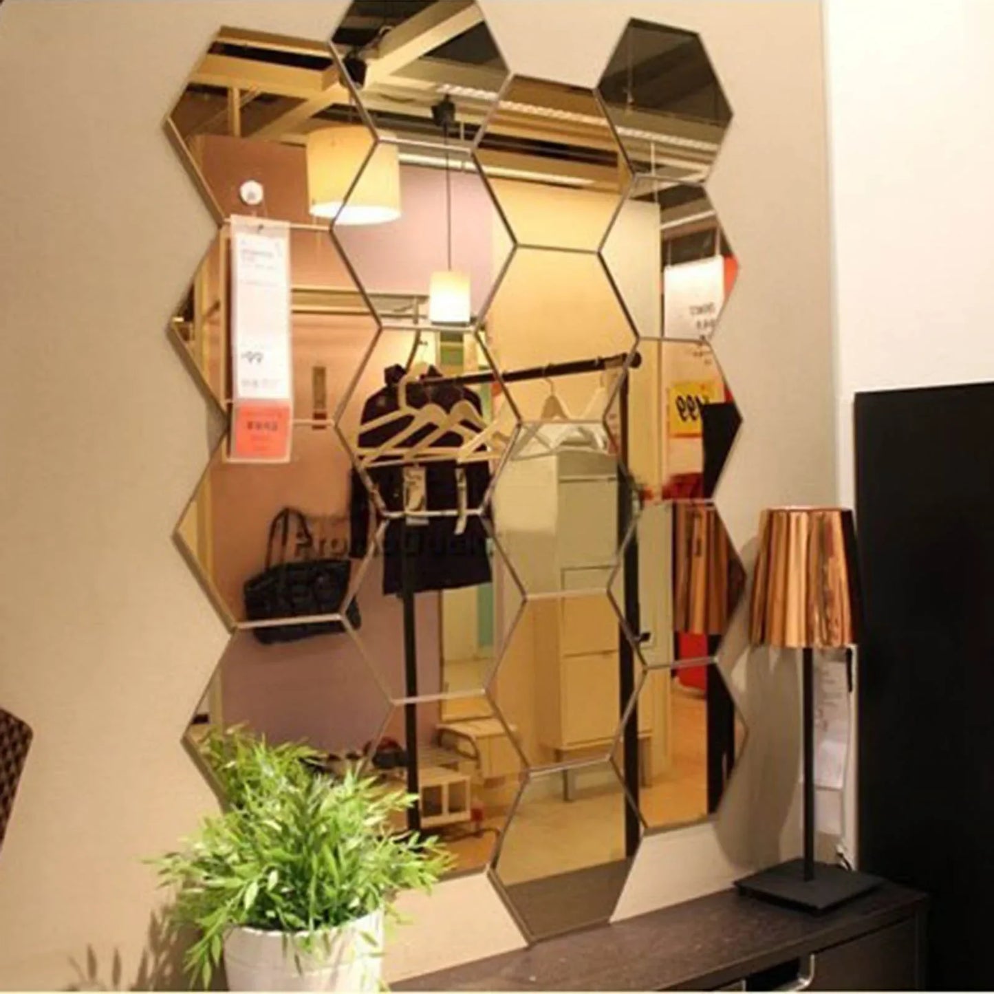 Modern 3D Mirror Decorative Wall Panels - DIY Self-Adhesive Wall Art for Living Room