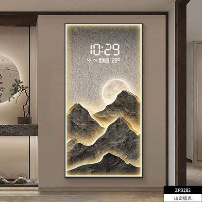 Modern LED Digital Wall Clock – Elevate Your Living Space with Style & Functionality