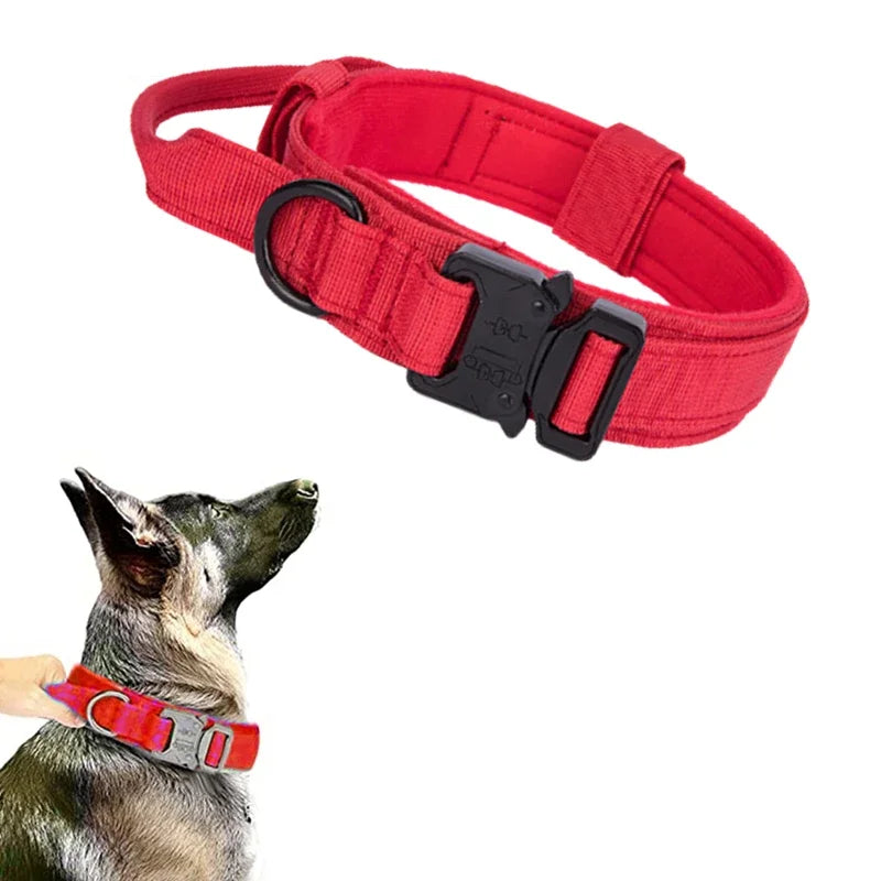 Durable Tactical Dog Collar & Leash Set – Built for Strength, Comfort & Full Control