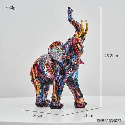 Unique Elephant Art Sculptures for Home Accents