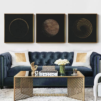 Transform Your Space with Abstract Gold Luxury Posters – Free Shipping Worldwide