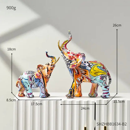 Unique Elephant Art Sculptures for Home Accents