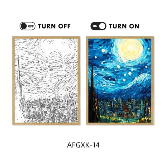 Transform Your Home Decor with Van Gogh Art Anime LED Light Painting