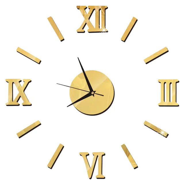 Enhance Your Home Decor with a Timeless Acrylic Roman Numeral Wall Clock