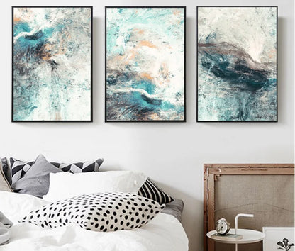 Elevate Your Home Decor with Modern Abstract Multi-Panel Canvas Wall Art