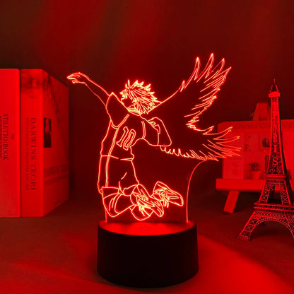 Captivating Manga Haikyuu 3D Lamp: Perfect Room Decor for Anime Fans