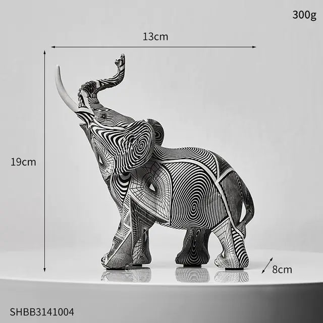 Unique Elephant Art Sculptures for Home Accents