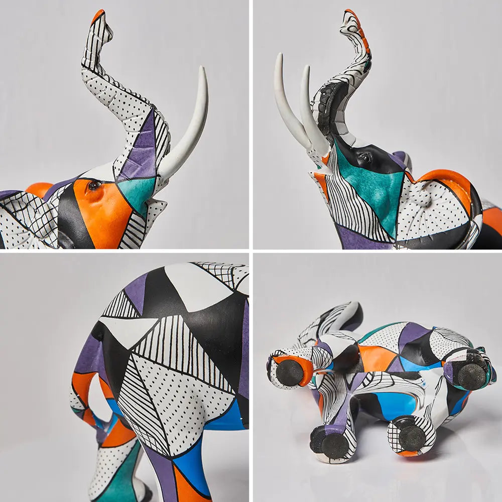 Unique Elephant Art Sculptures for Home Accents