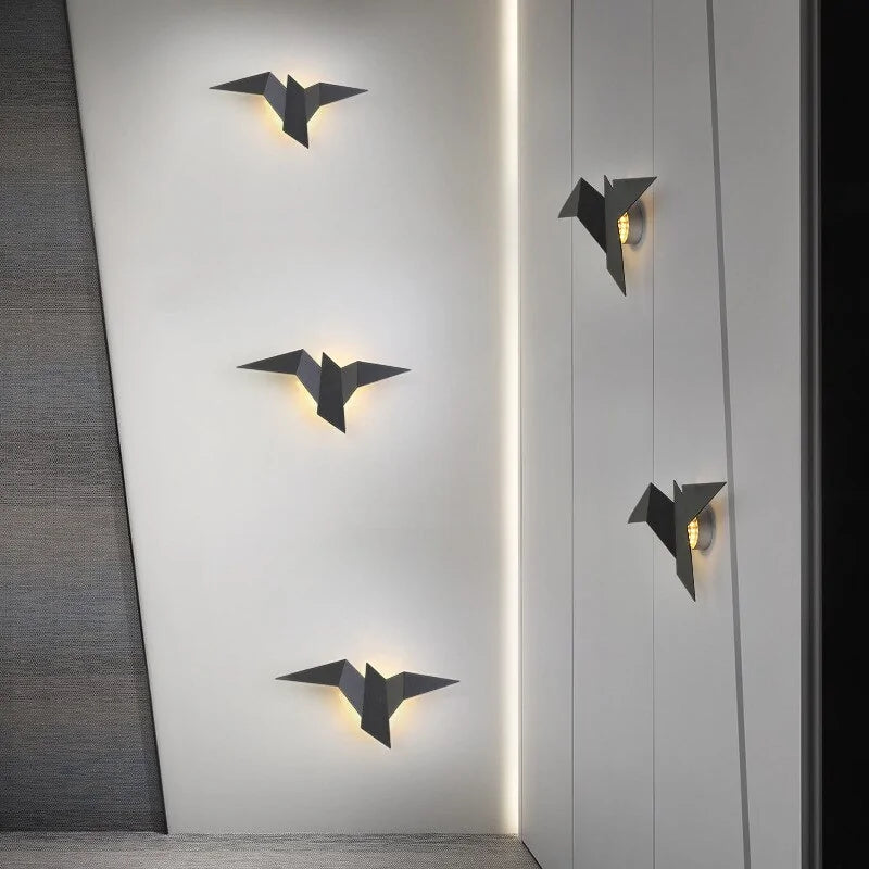 Illuminate Your Home with Elegant Nordic Iron Bird Wall Lamp | Stylish and Durable Home Decor