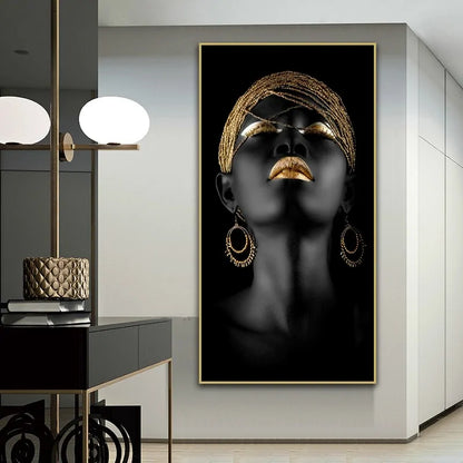 Transform Your Space with Modern Art Canvas African Black Woman Posters | Premium HD Prints