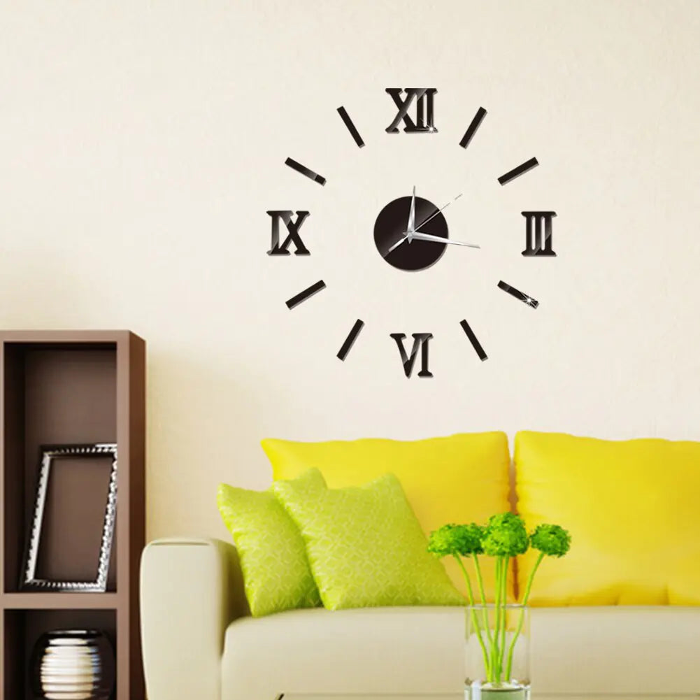 Enhance Your Home Decor with a Timeless Acrylic Roman Numeral Wall Clock