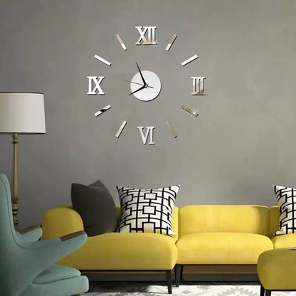 Enhance Your Home Decor with a Timeless Acrylic Roman Numeral Wall Clock