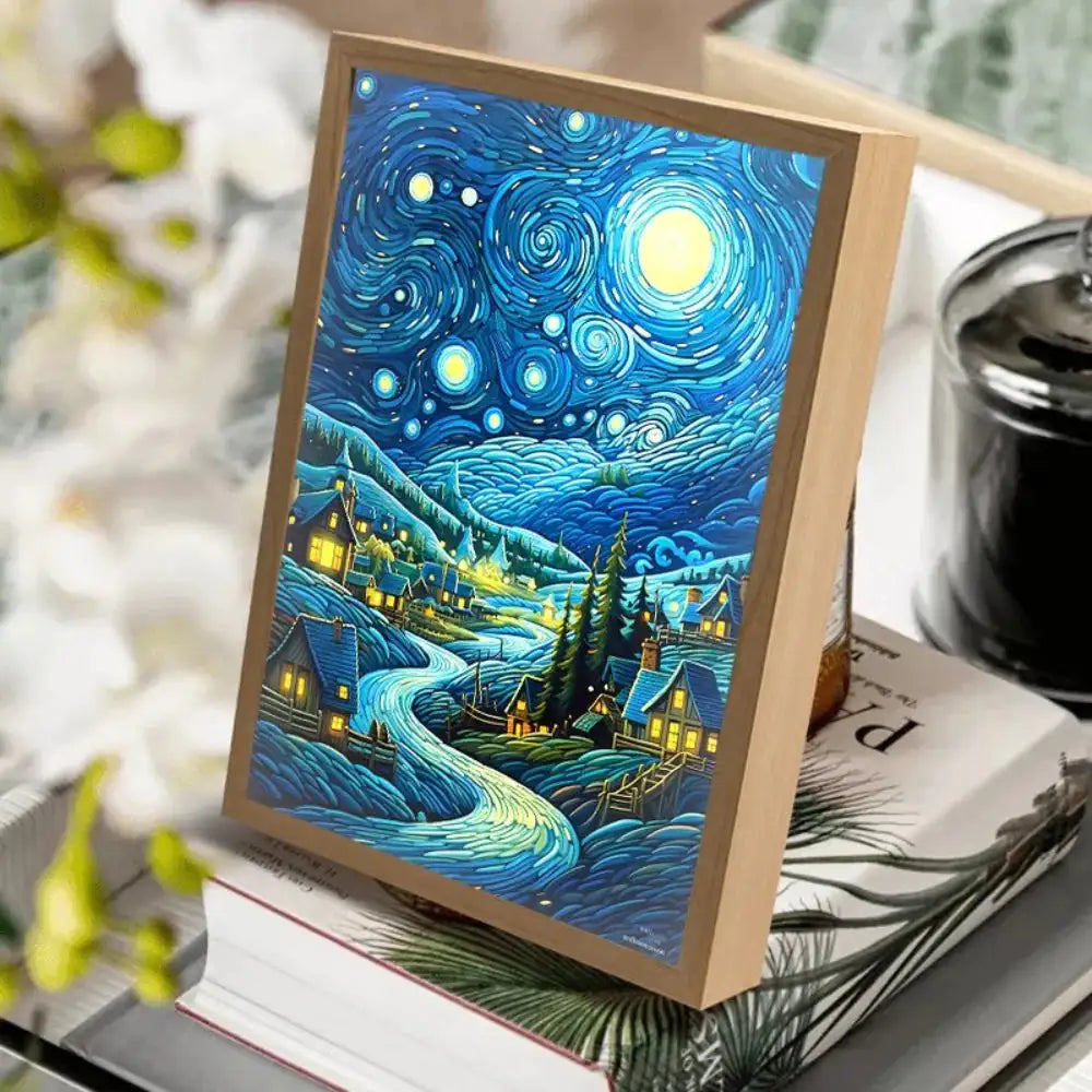 Transform Your Home Decor with Van Gogh Art Anime LED Light Painting