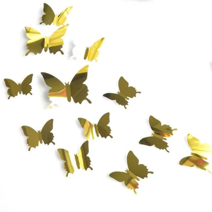 Transform Your Home Decor with 3D Mirror Butterfly Wall Decals - Free Shipping Worldwide!