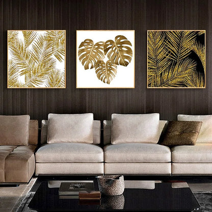 Transform Your Space with Abstract Gold Luxury Posters – Free Shipping Worldwide