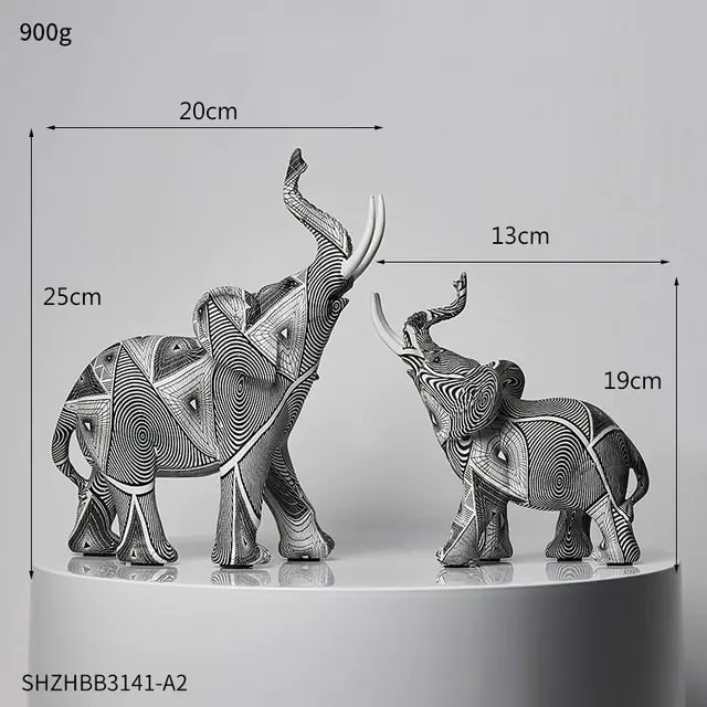 Unique Elephant Art Sculptures for Home Accents