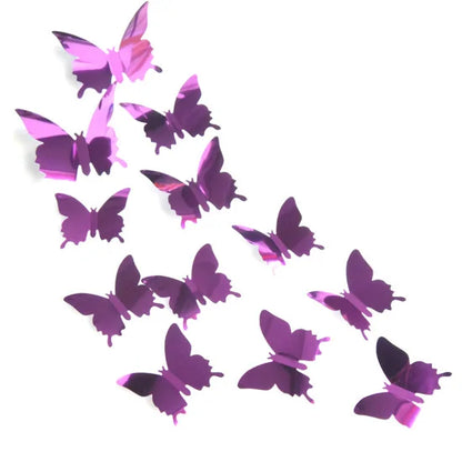 Transform Your Home Decor with 3D Mirror Butterfly Wall Decals - Free Shipping Worldwide!