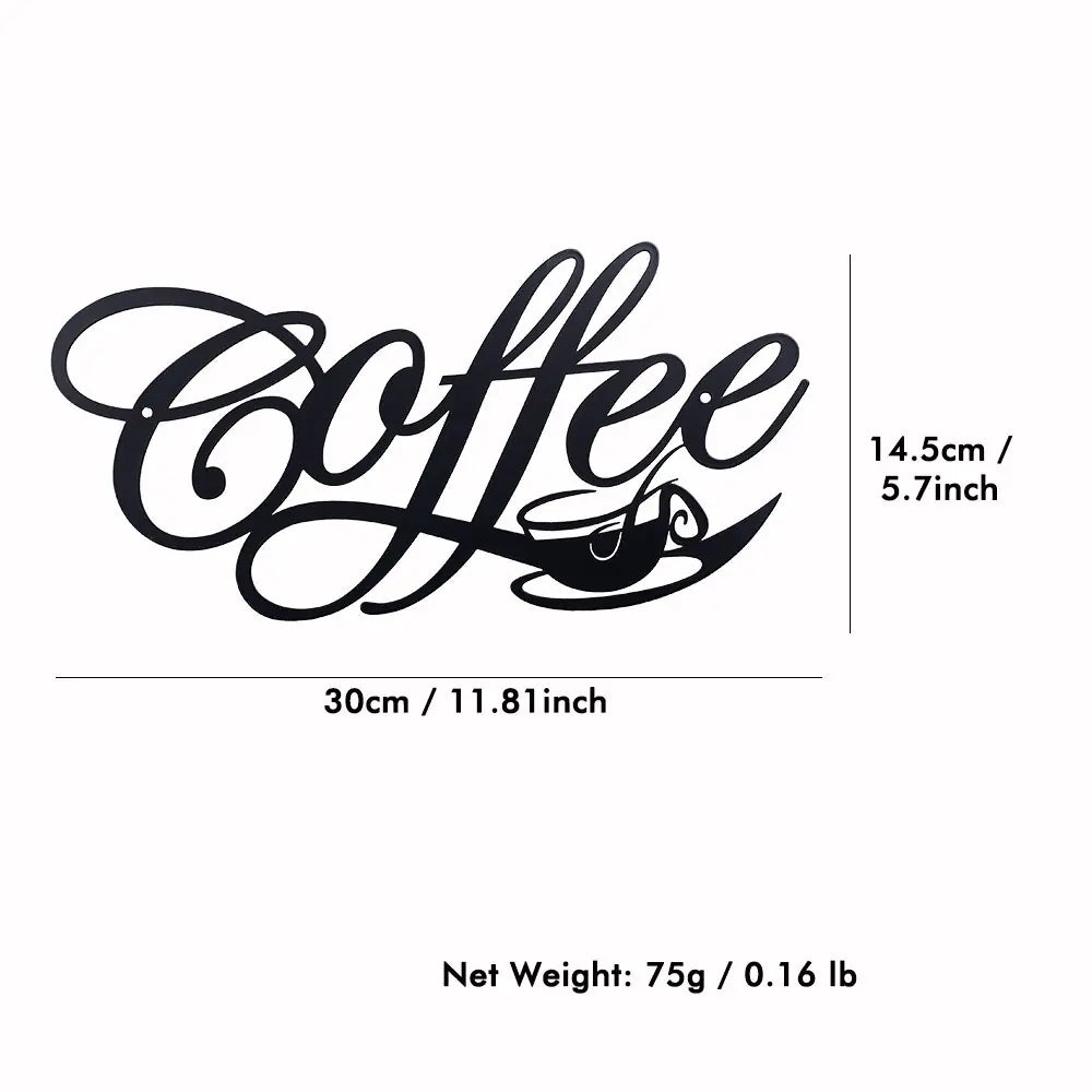 Charming Coffee Wall Sign: Perfect Home Decor for Coffee Lovers