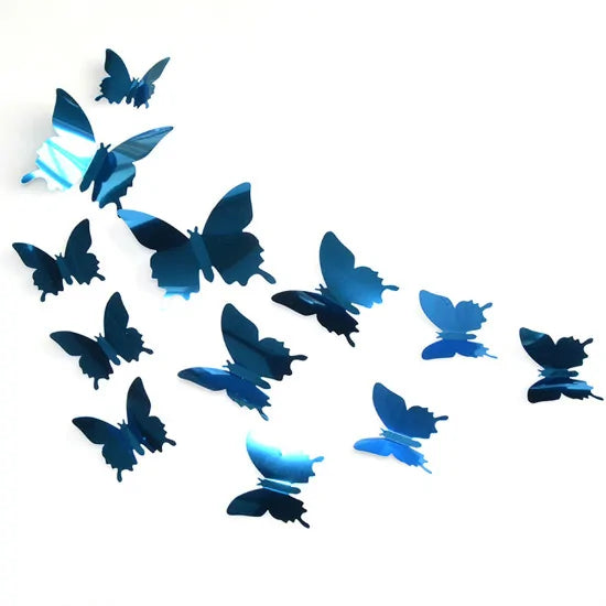 Transform Your Home Decor with 3D Mirror Butterfly Wall Decals - Free Shipping Worldwide!