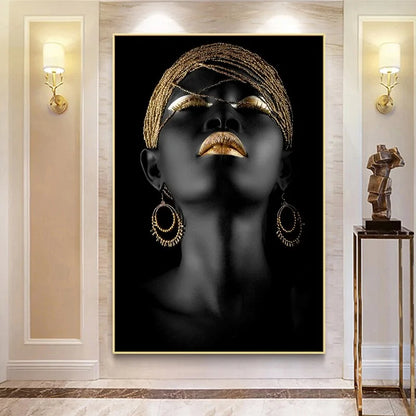 Transform Your Space with Modern Art Canvas African Black Woman Posters | Premium HD Prints